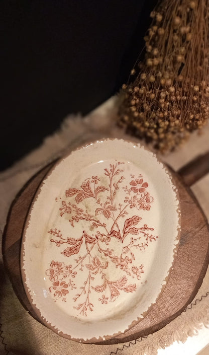 BANDEJA DECORATIVA DISEÑO FLORAL