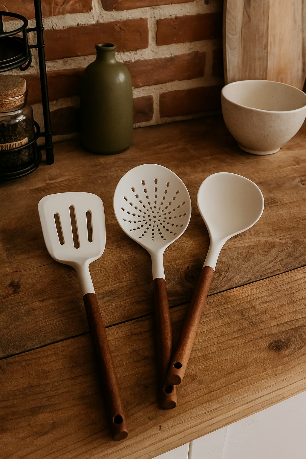 CONJUNTO DE 3 UTENSILIOS ACACIA