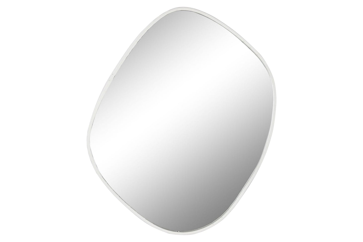 ESPEJO METAL BLANCO