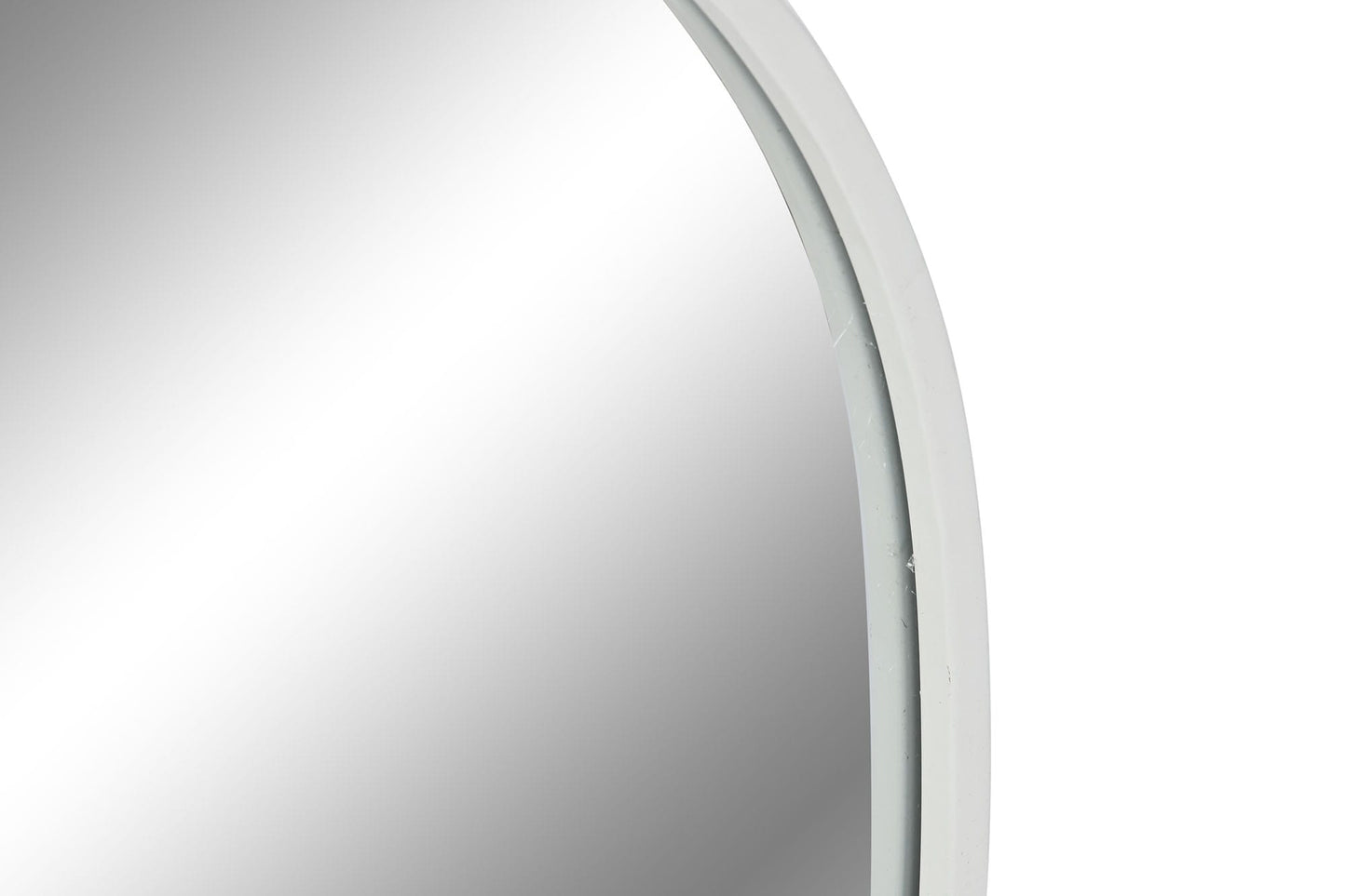 ESPEJO METAL BLANCO
