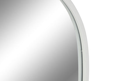 ESPEJO METAL BLANCO