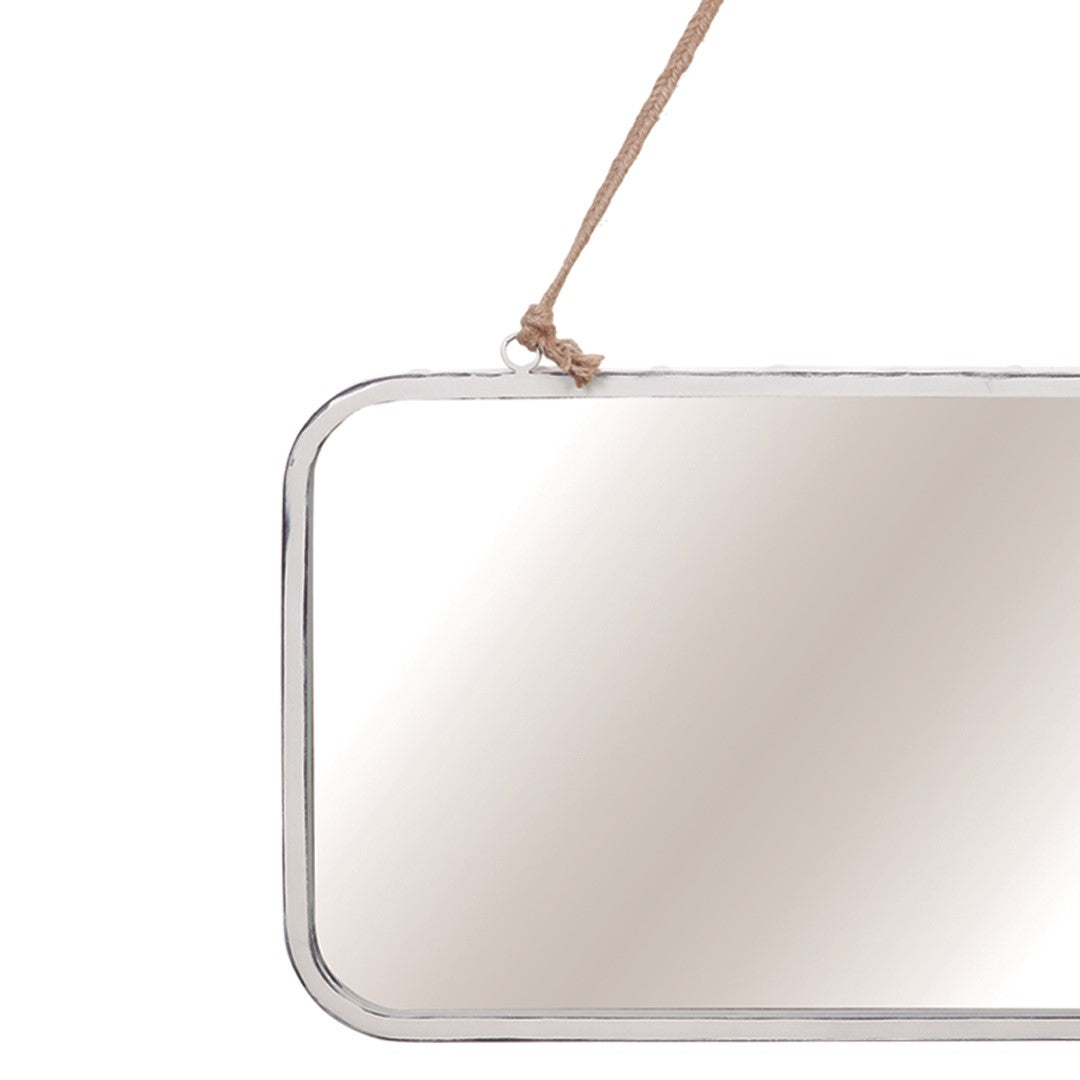 ESPEJO HIERRO CUERDA YUTE
