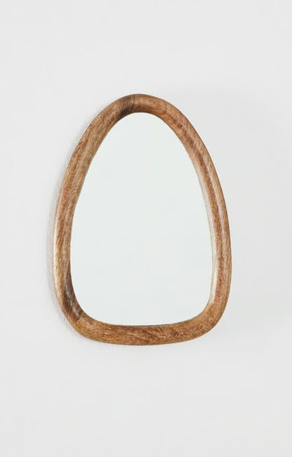 ESPEJO DE PARED EN MADERA DE MANGO
