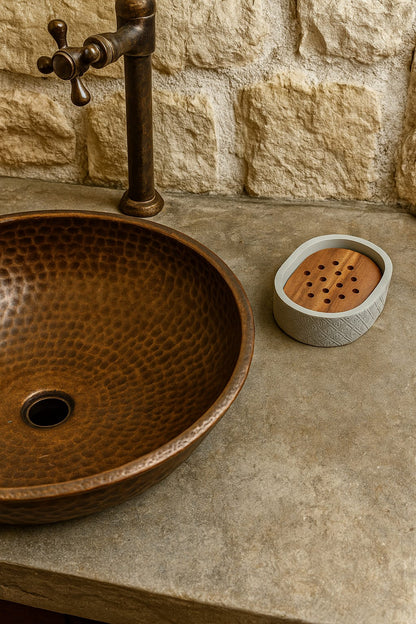 JABONERA BAÑO CERÁMICA ACACIA