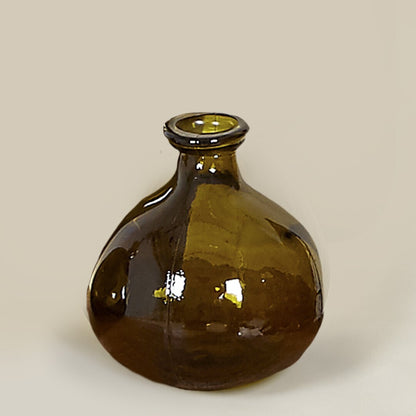 JARRÓN OVALADO VERDE OLIVA