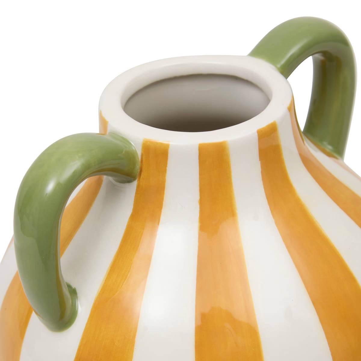 JARRÓN RAYAS PORCELANA