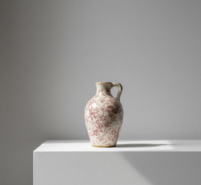 JARRÓN FLORAL BURDEOS ASA