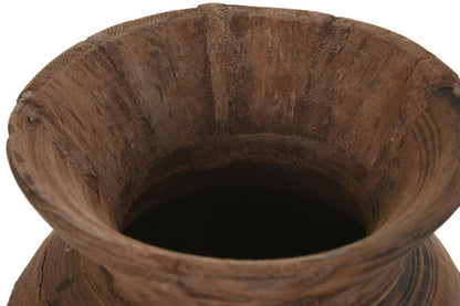 JARRÓN MADERA NEPAL