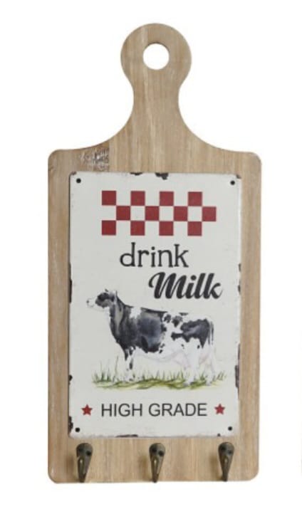 PERCHERO TABLA MADERA