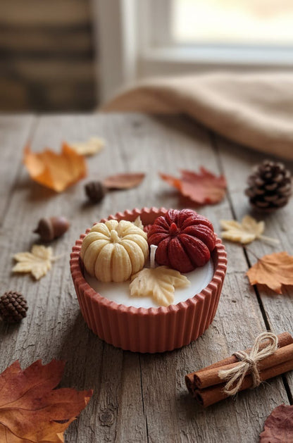 VELA CALABAZA AROMA MANZANA