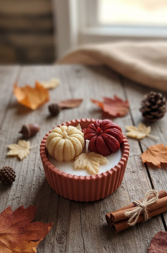 VELA CALABAZA AROMA MANZANA