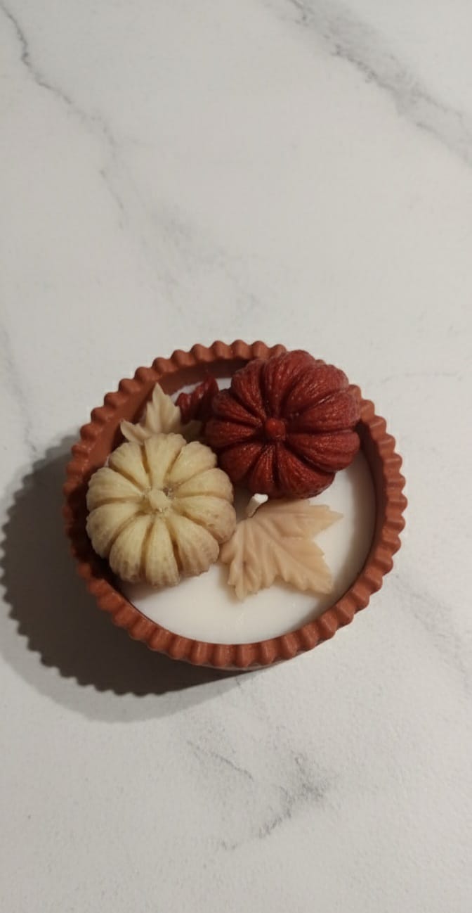 VELA CALABAZA AROMA MANZANA