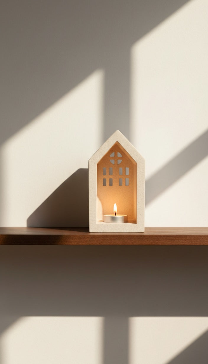 PORTAVELA CEMENTO BEIGE