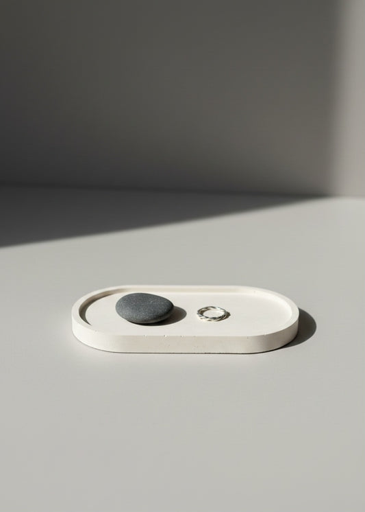 BANDEJA CEMENTO BLANCO